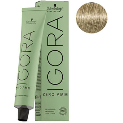Coloration Permanente Igora Zéro Amm 8-0 Blond Clair Naturel Schwarzkopf