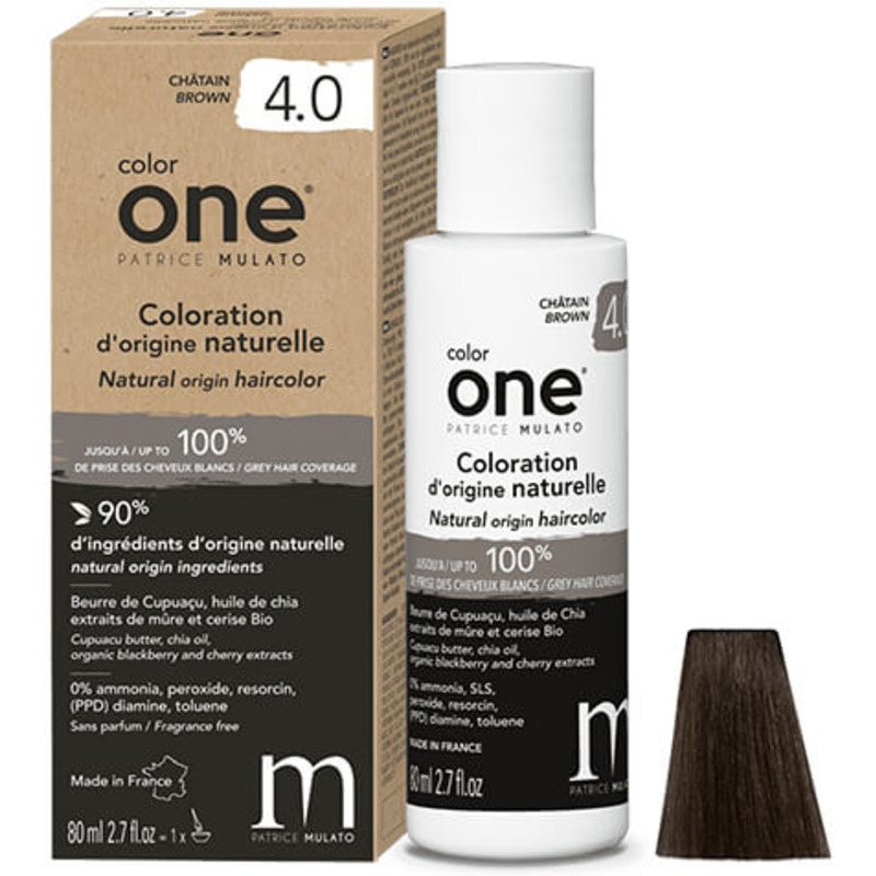 Coloration Naturelle 4.0 Châtain Color One Mulato