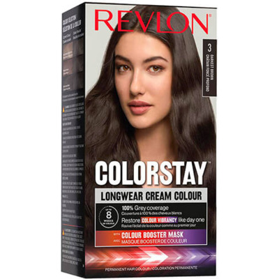 Coloration Permanente Colorstay N°3 Châtain Foncé Profond Revlon