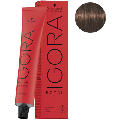 Coloration Permanente Igora Royal 4-6 Châtain Moyen Marron Schwarzkopf