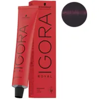 Coloration Permanente Igora Royal 4-99 Châtain Moyen Violet Extra Schwarzkopf
