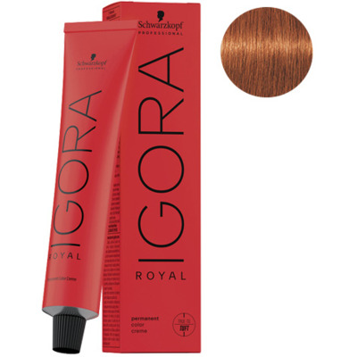 Coloration Permanente Igora Royal 7-77 Blond Moyen Cuivré Extra Schwarzkopf