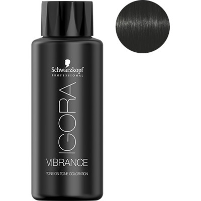 Coloration Semi-Permanente Igora Vibrance 1-0 Noir Naturel Schwarzkopf