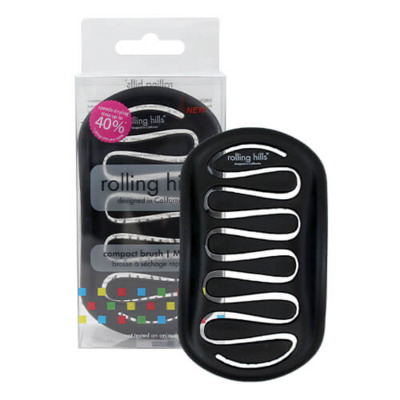 Brosse Compacte Séchage Rapide Compact Brush Maze Black Rolling Hills
