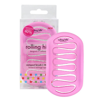 Brosse Compacte Séchage Rapide Compact Brush Maze Pink Rolling Hills