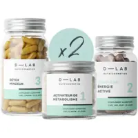 Compléments Alimentaires Programme Brûle-Graisses D-Lab Nutricosmetics 2 mois