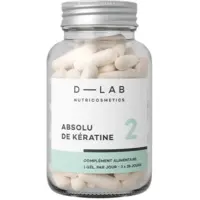 Compléments Alimentaires Absolu de Kératine D-Lab Nutricosmetics 3 mois