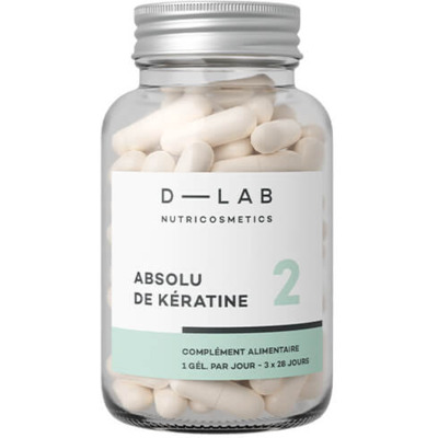 Compléments Alimentaires Absolu de Kératine D-Lab Nutricosmetics 3 mois