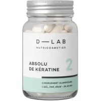 Compléments Alimentaires Absolu de Kératine D-Lab Nutricosmetics 1 mois
