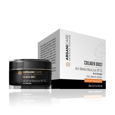 Crème Anti-rides SPF25 Collagen Boost Arganicare
