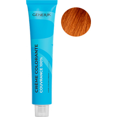 Crème Colorante n°7.43 Blond Cuivré Doré Generik