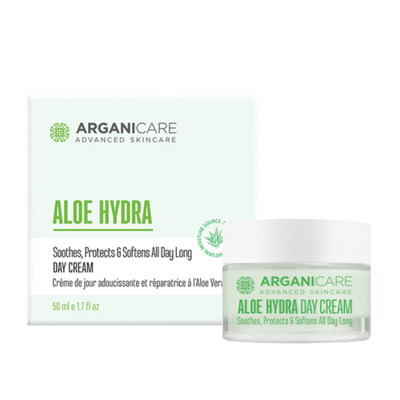 Crème de Jour Hydratante & Anti-rides Aloe Vera Arganicare