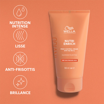 Crème de Lissage Anti-Frisottis Invigo Nutri-Enrich Wella 150ml