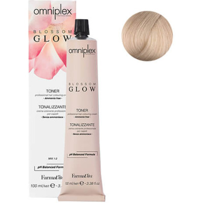 Crème Colorante Toner T 10.02 Sable Blossom Glow Omniplex Farmavita