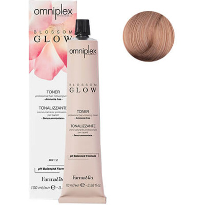 Crème Colorante Toner T 9.5 Marron Acajou Blossom Glow Omniplex Farmavita