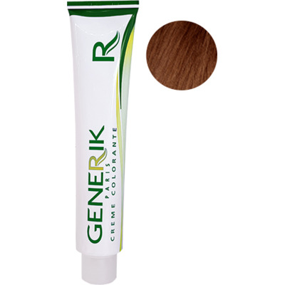 Crème Colorante Sans Ammoniaque n°5.35 Châtain Clair Doré Acajou Generik
