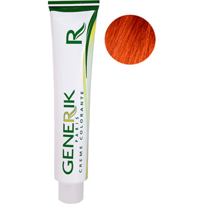Crème Colorante Sans Ammoniaque n°7.44 Blond Cuivré Intense Generik