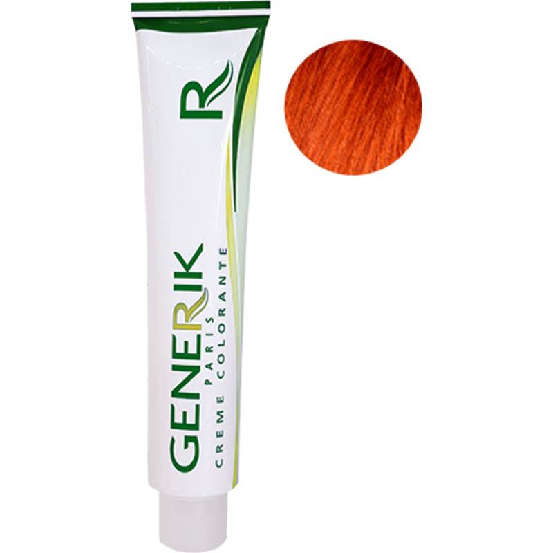 Crème Colorante Sans Ammoniaque n°7.44 Blond Cuivré Intense Generik