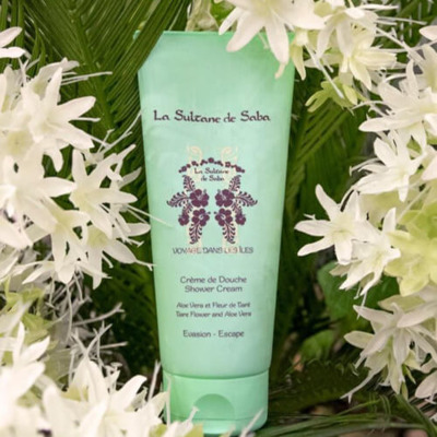 Crème de Douche Fleur de Tiaré Aloe Vera La Sultane de Saba