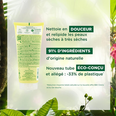 Crème Douche Lait d'Amandier Klorane 200ml