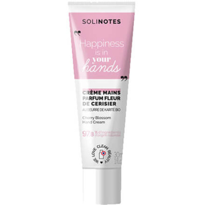 Crème Mains Purifiante Fleur de Cerisier Solinotes 30ml