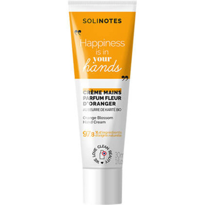 Crème Mains Apaisante Fleur d'Oranger Solinotes 30ml