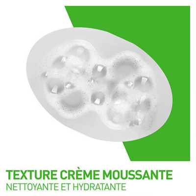 Crème Moussante Nettoyante Hydratante Visage Cerave 473ml