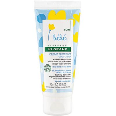 Crème Nutritive Cold Cream Calendula Bébé Klorane 40ml
