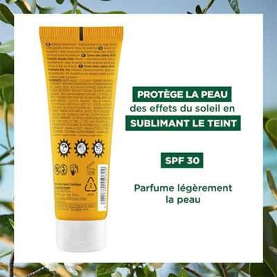 Crème Solaire Sublime Visage SPF30 Tamanu Bio & Monoï Klorane 50ml