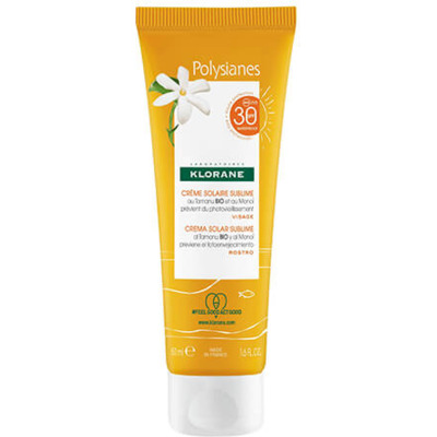 Crème Solaire Sublime Visage SPF30 Tamanu Bio & Monoï Klorane 50ml