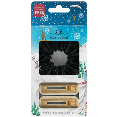 Sprunchie et Barrettes Collection Après-Ski Date Night Invisibobble