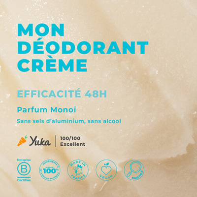 Déodorant Crème 48H Bio Monoï Energie Fruit