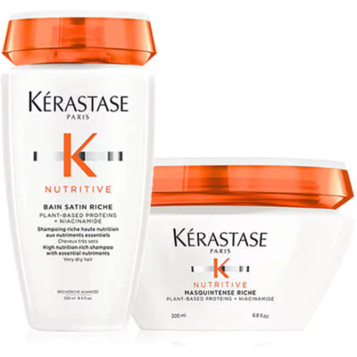 Duo Cheveux Secs Moyens à Epais Nutritive Kérastase