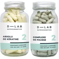 Compléments Alimentaires Duo Nutrition Capillaire D-Lab Nutricosmetics 3 mois