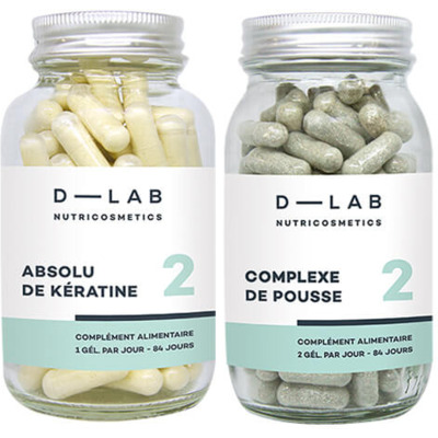Compléments Alimentaires Duo Nutrition Capillaire D-Lab Nutricosmetics 3 mois