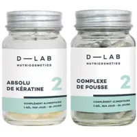 Compléments Alimentaires Duo Nutrition Capillaire D-Lab Nutricosmetics 1 mois