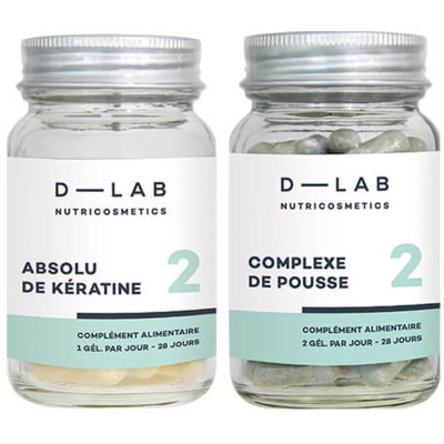 Compléments Alimentaires Duo Nutrition Capillaire D-Lab Nutricosmetics 1 mois