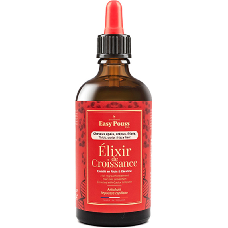 Elixir de Croissance Capillaire Naturel Cheveux Épais Easy Pouss