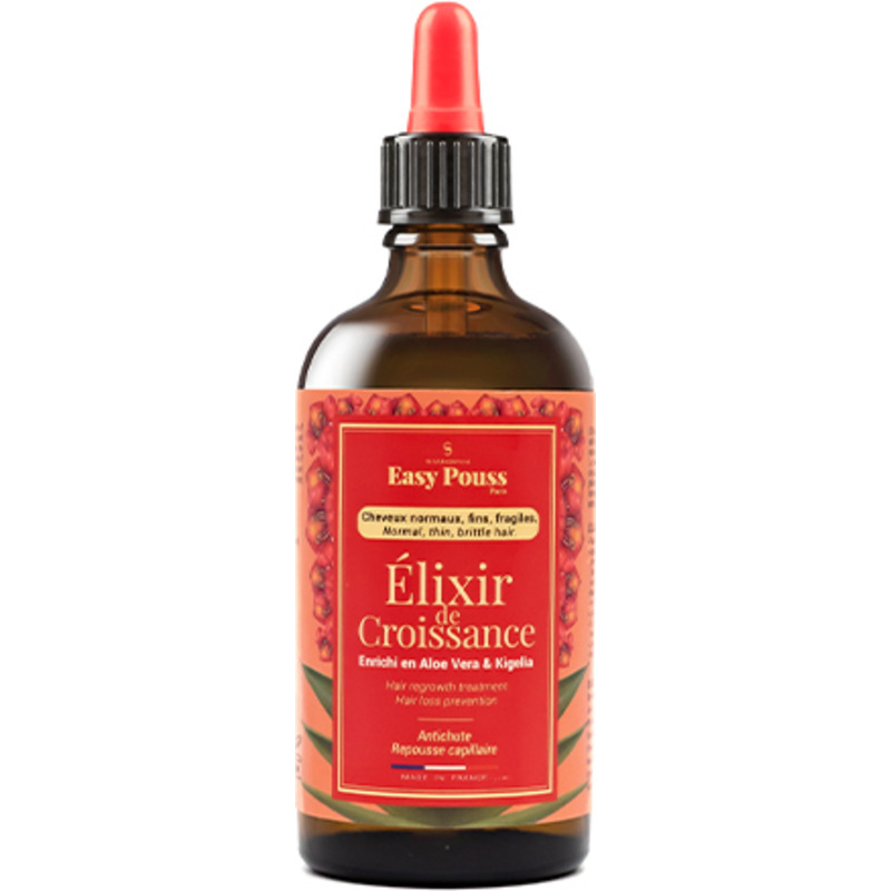 Elixir de Croissance Capillaire Naturel Cheveux Fins Easy Pouss
