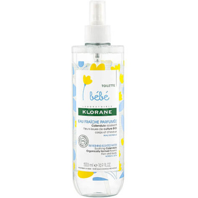 Eau Fraîche Parfumée Calendula Bébé Klorane 500ml