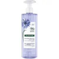 Eau Micellaire 3-en-1 Bleuet Bio Klorane 400ml