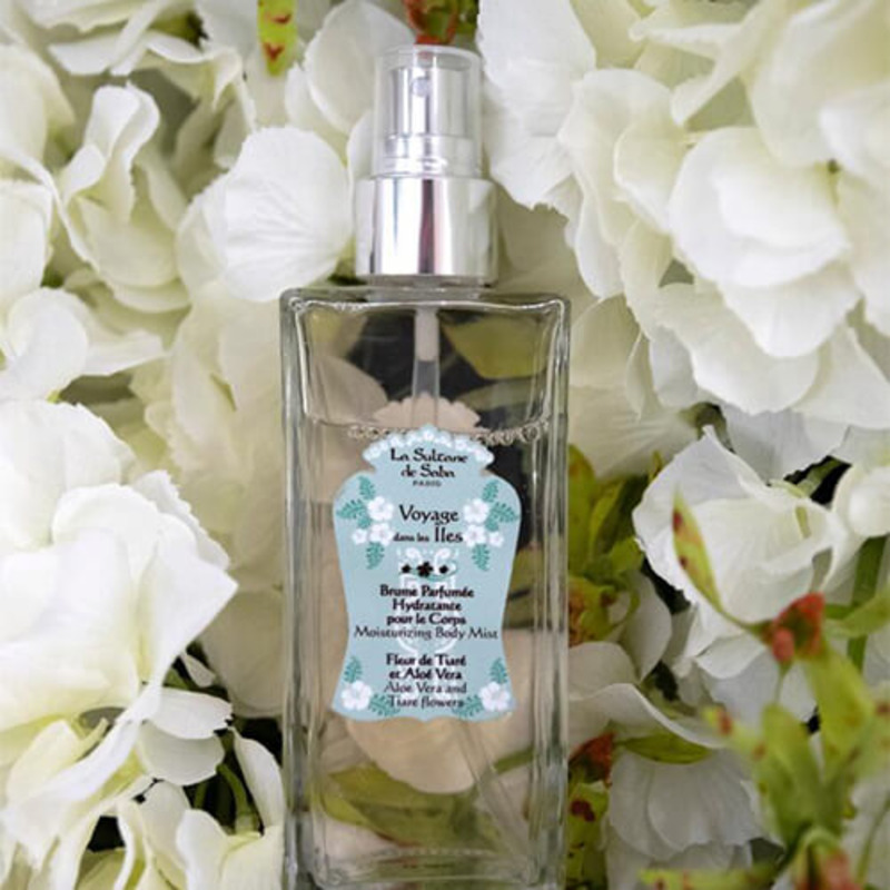 Brume Parfumée Hydratante Fleur de Tiaré Aloe Vera La Sultane de Saba