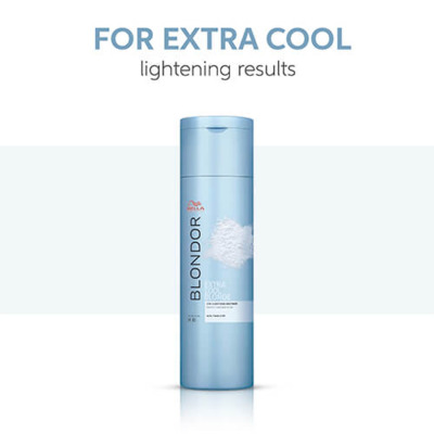 Crème Décolorante Extra Cool Blonde Blondor Wella 150g
