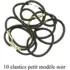 Elastiques gaine noir