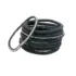 Elastiques Epais Noir et Lurex Bachca x9