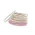 Elastiques Epais Pastels et Lurex Bachca x9