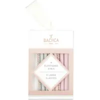 Elastiques Epais Pastels et Lurex Bachca x9