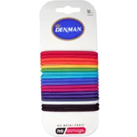 18 élastiques coloris assortis 4 mm