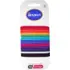 18 élastiques coloris assortis 4 mm