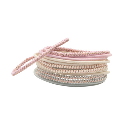 Elastiques Fins Pastels et Lurex Bachca x14